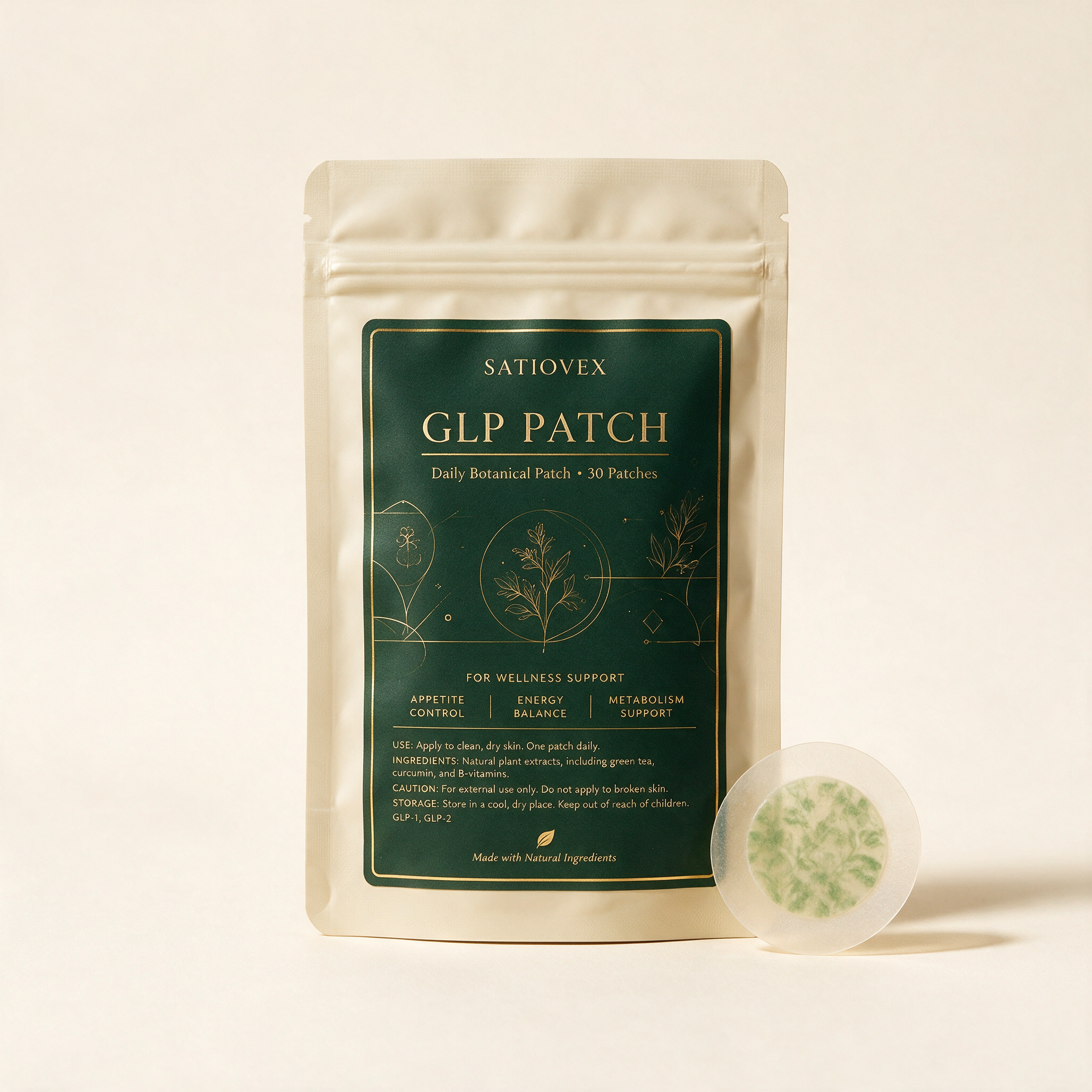 Satiovex GLP Patch pouch
