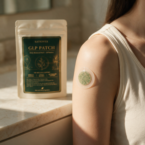 Patch worn on upper arm