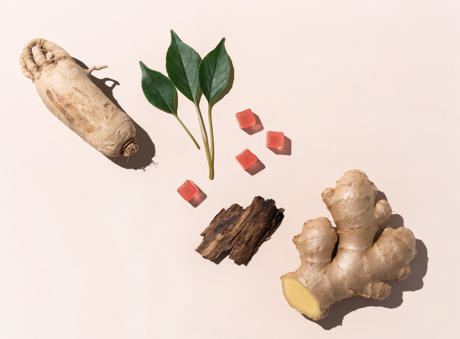 Maca, muira puama, epimedium and ginger